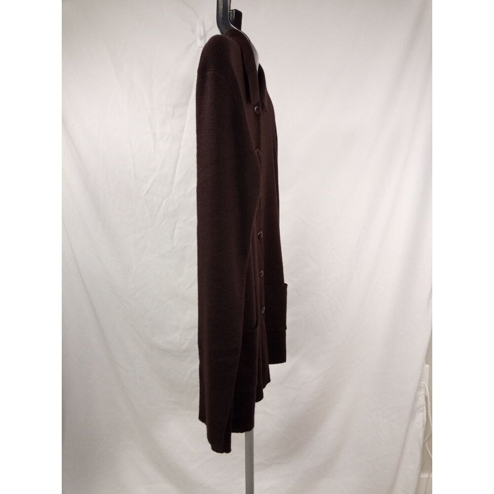 Hilliard & Hanson Women's Brown Cardigan Sweater Size Medium - Picture 3 of 6